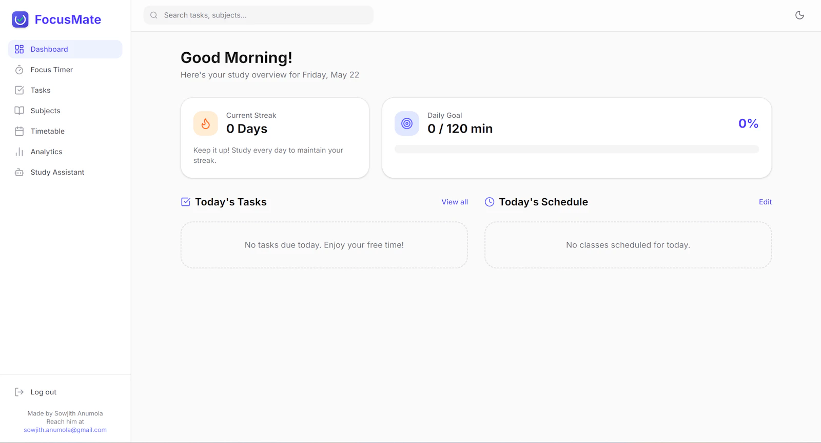 FocusMate screenshot 2