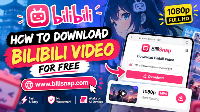  Bilibili Video Downloader for free screenshot 1