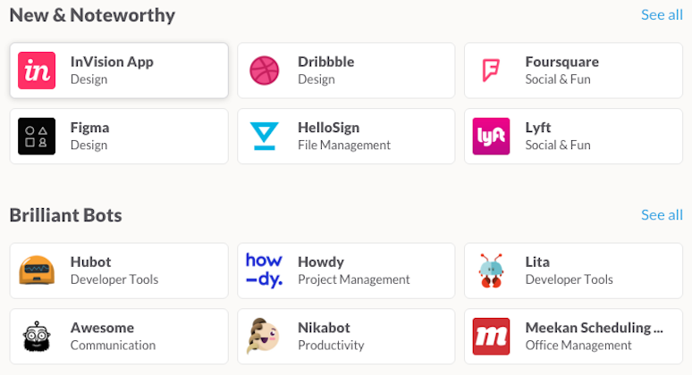 Slack App Directory