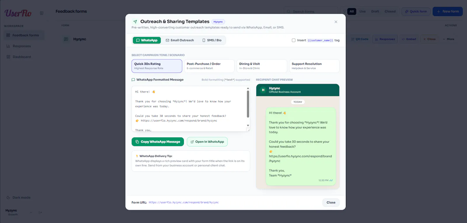 Userflo screenshot 9