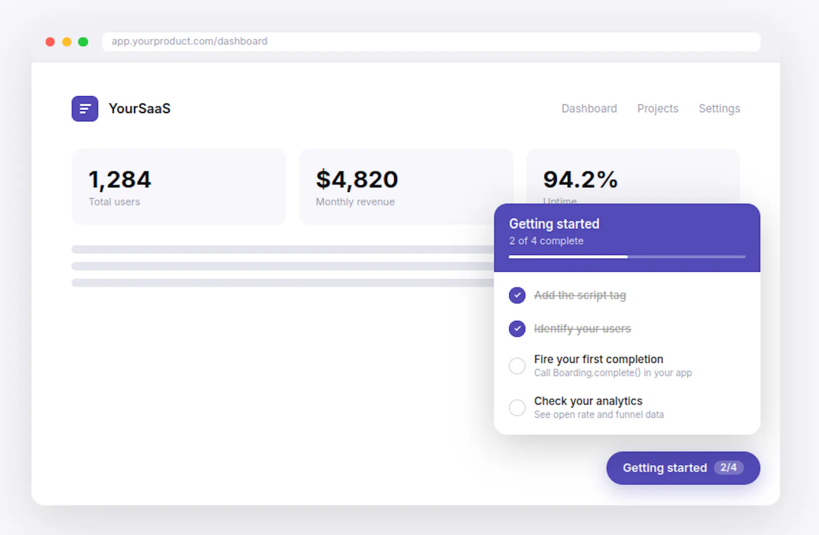 Boarding screenshot 1
