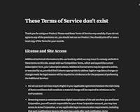 These Terms of Service don't exist media 2