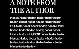 North from Winterfell: the autobiography of Hodor media 2