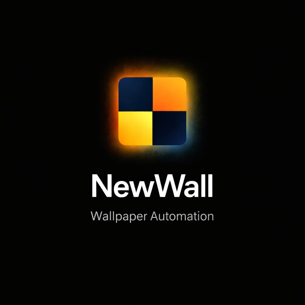 NewWall - Product Hunt launch logo and brand identity