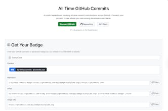 GitHub Commits Leaderboard gallery image