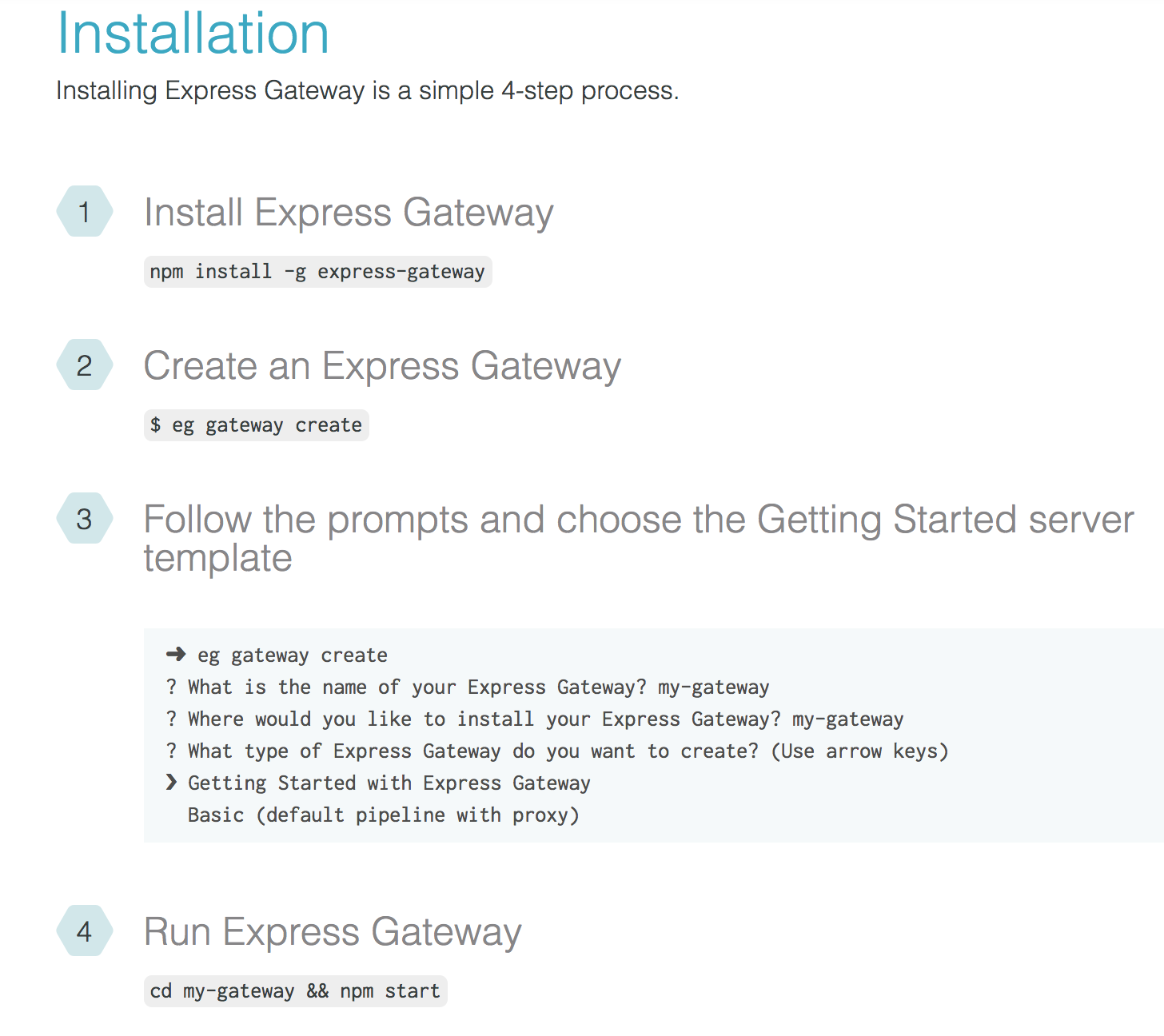 Express Gateway gallery image