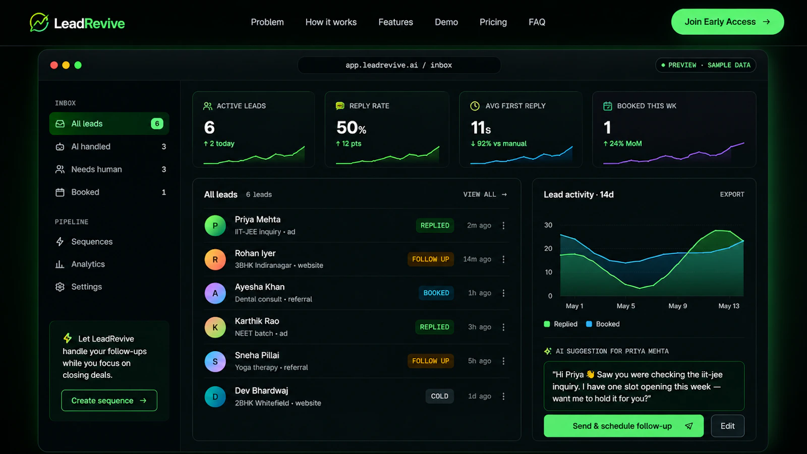 LeadRevive screenshot 2