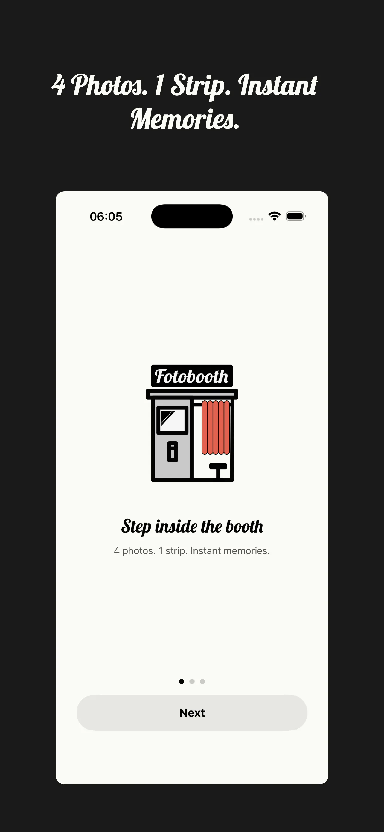Fotobooth のプロダクトバナー