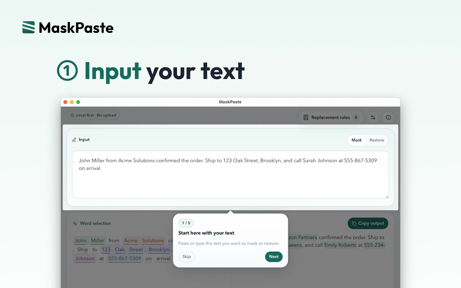 MaskPaste screenshot 3
