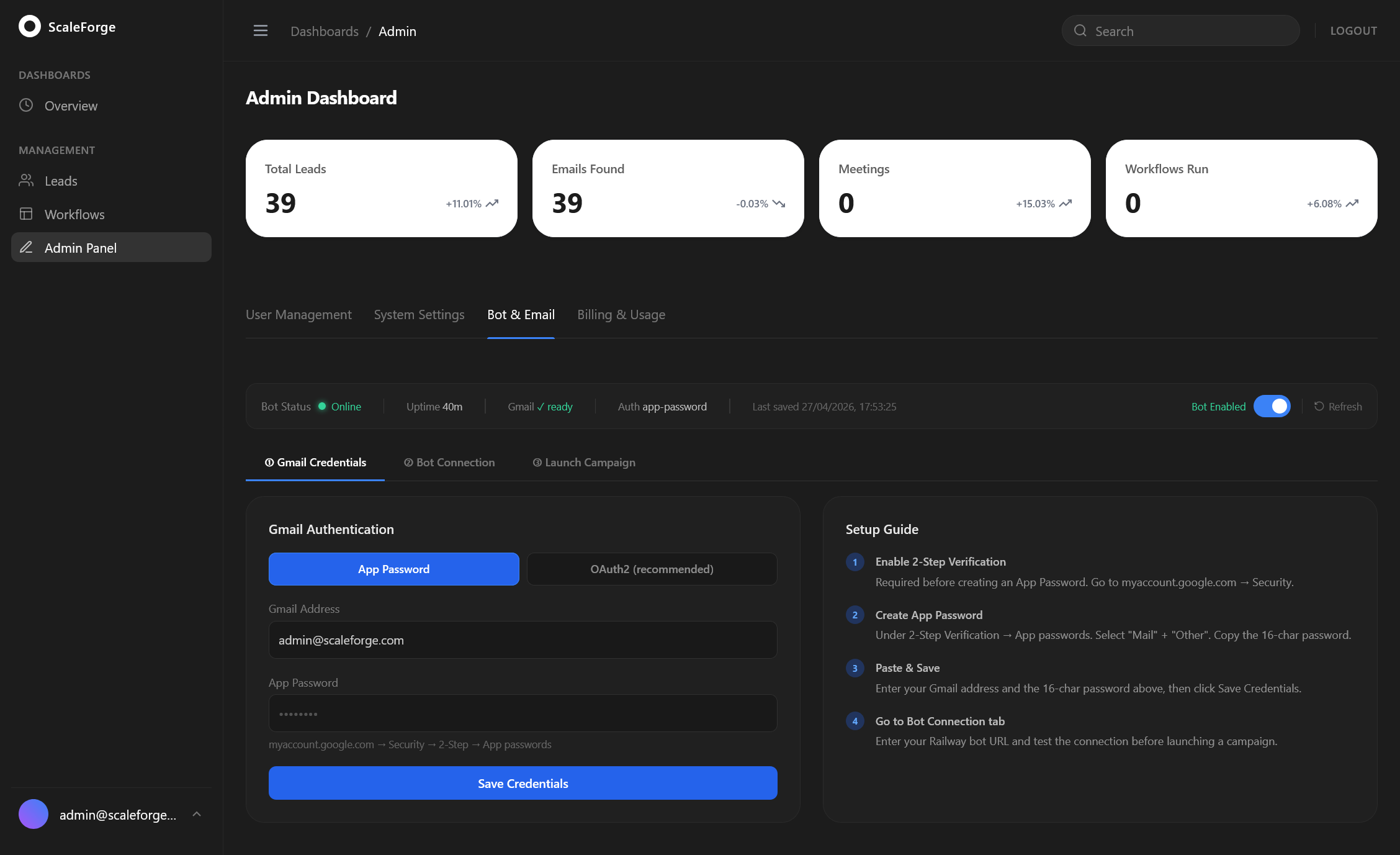 ScaleForge Sales & CRM Platform gallery image
