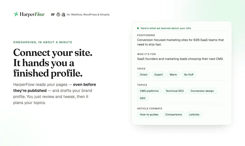 HarperFlow screenshot 2