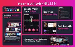 LISN - Podcast Clips & Playlists media 2