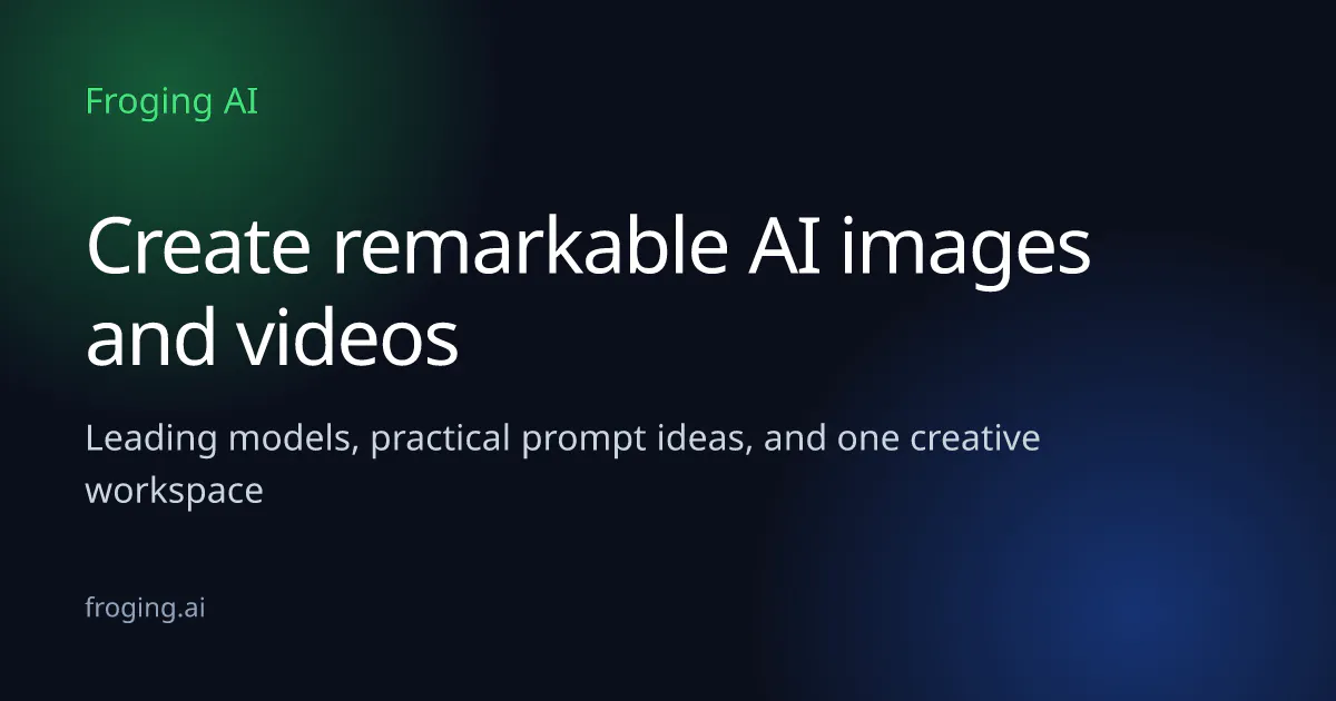 Froging AI gallery image