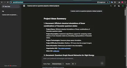 Gsoc 2025 project recommendation's gallery image