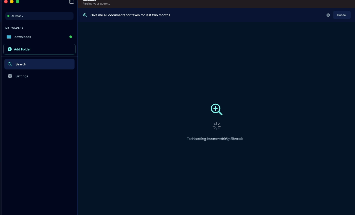 Cosmos - Main product screenshot demonstrating key features and user interface