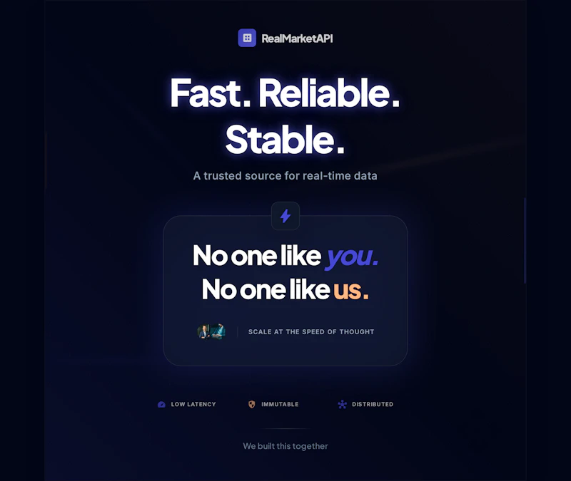 RealMarketAPI screenshot 3