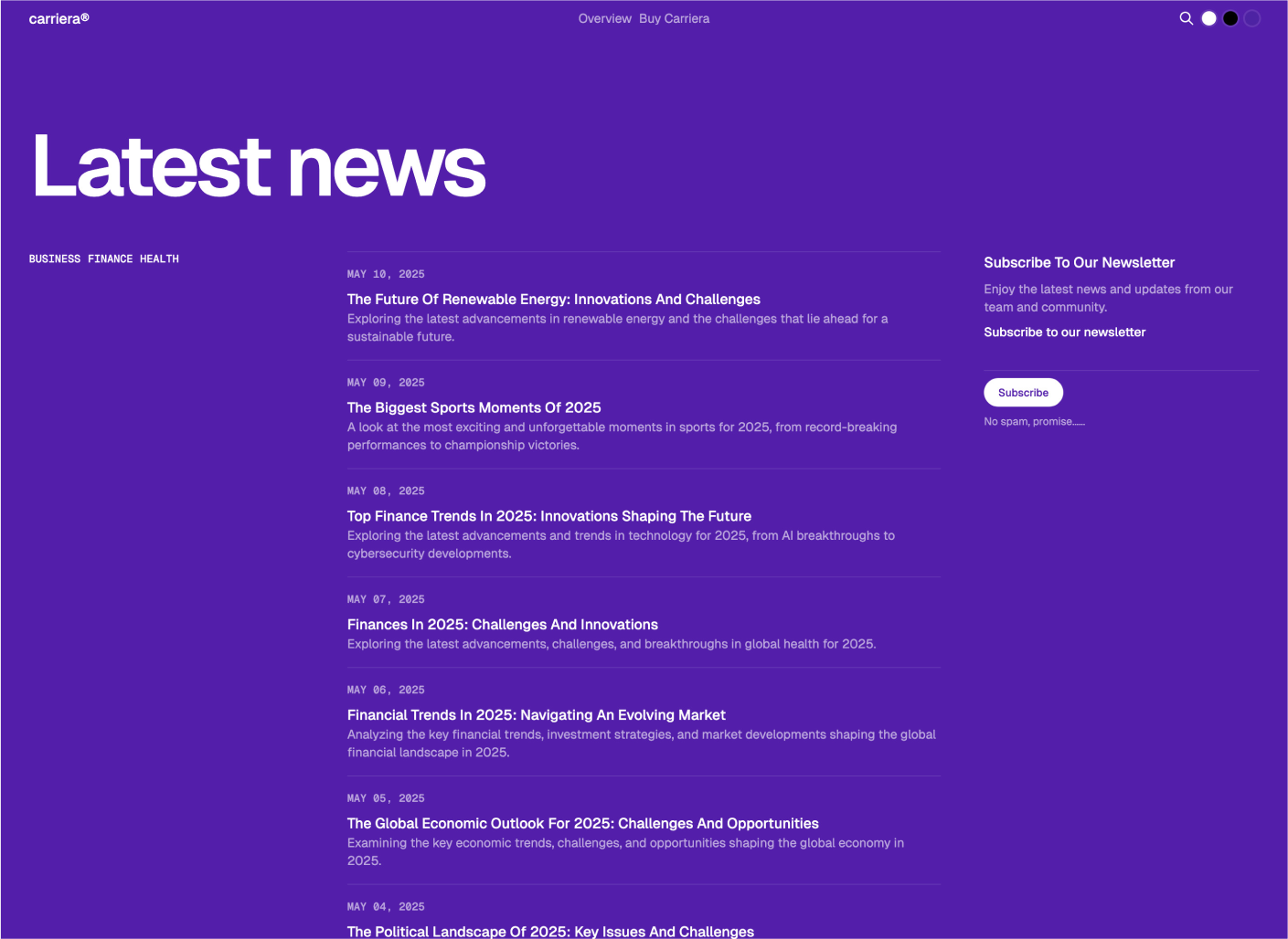 Carriera gallery image