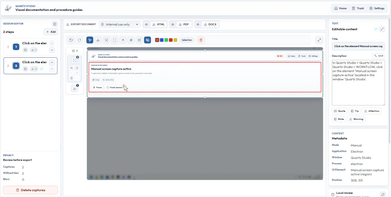Quartz Studio screenshot 2