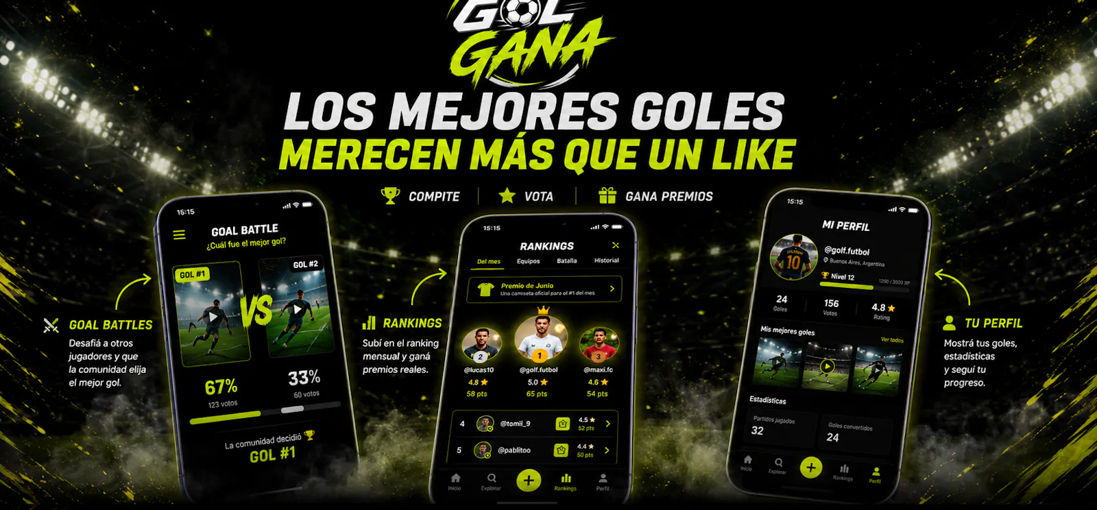 GolGana — Metés gol, ganás screenshot 1