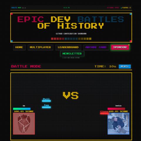 Epische Entwicklerschlachten der Geschichte - Fordern Sie Top Dev in einem epischen GitHub -Beitrags -Showdown heraus! Medien 7