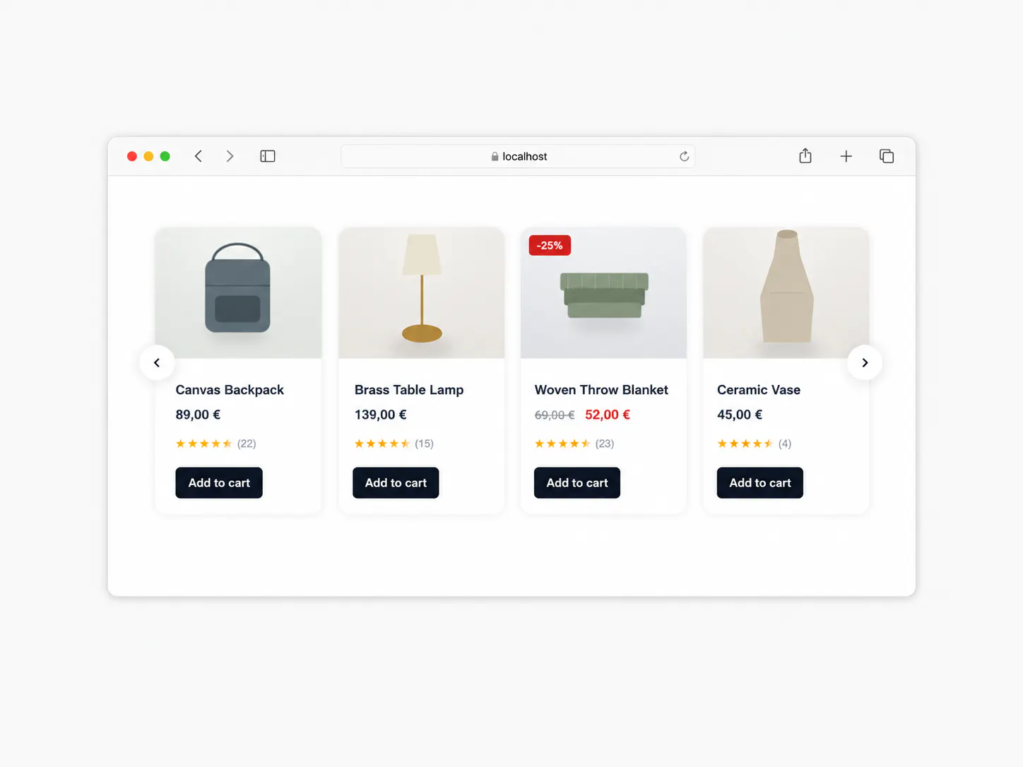 Amitry Product Category Slider gallery image