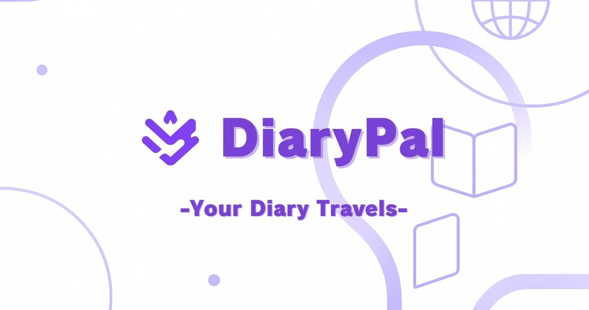 DiaryPal - Main screenshot showing features and interface