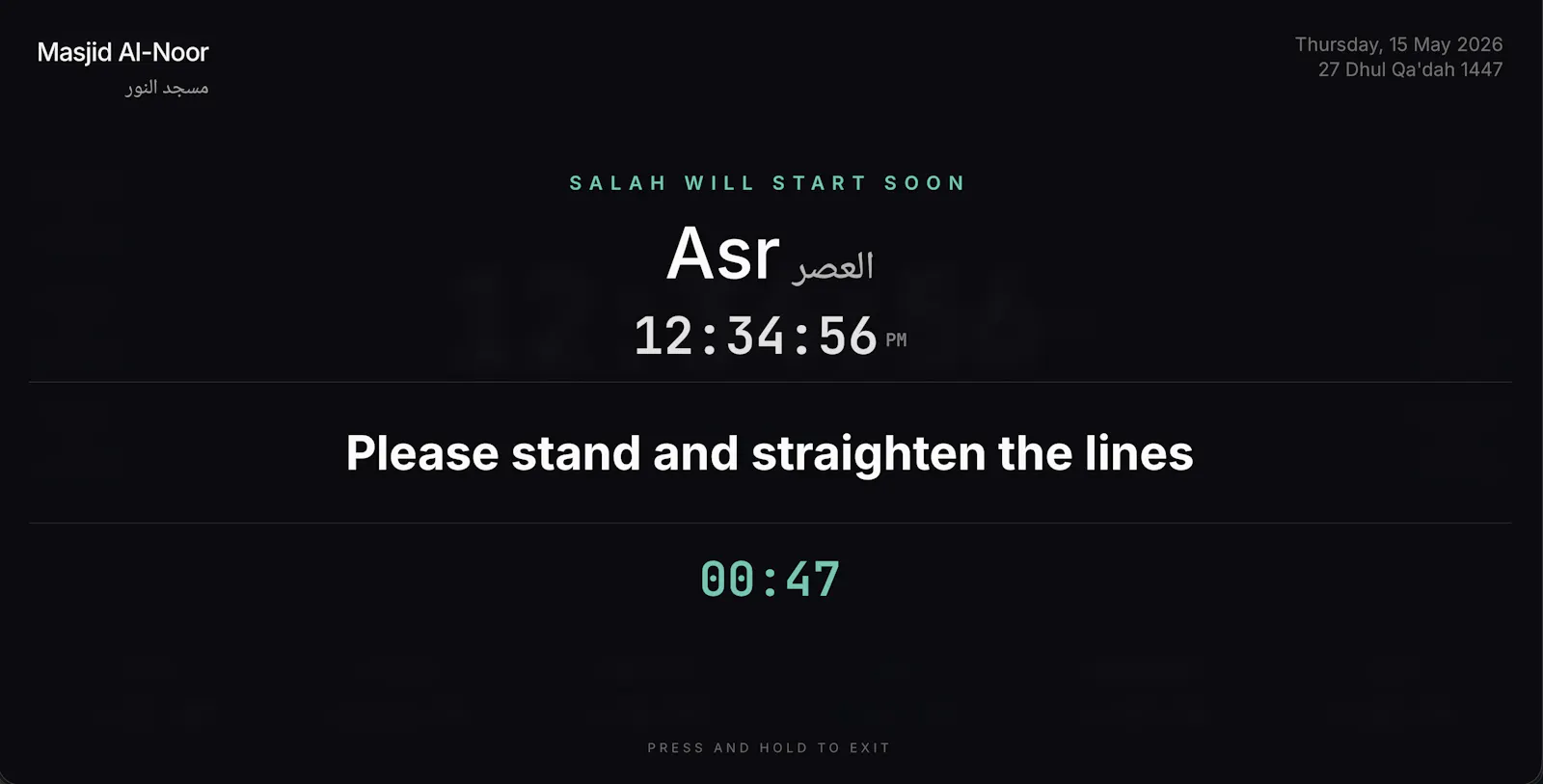 Salah Clock screenshot 12
