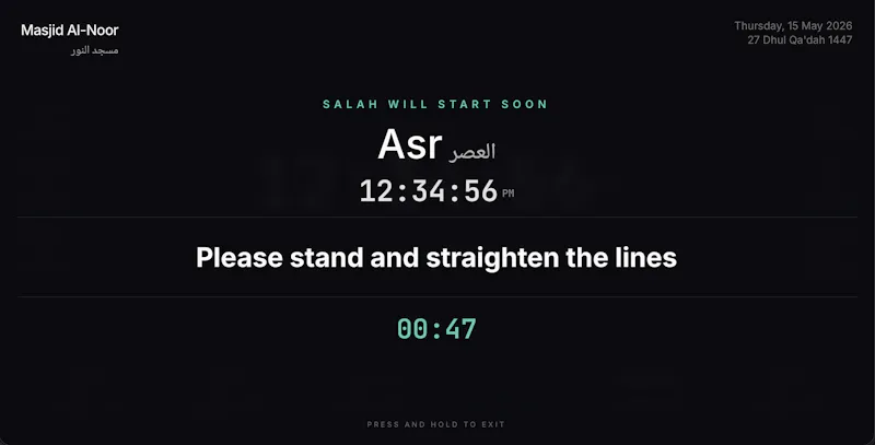 Salah Clock screenshot 12