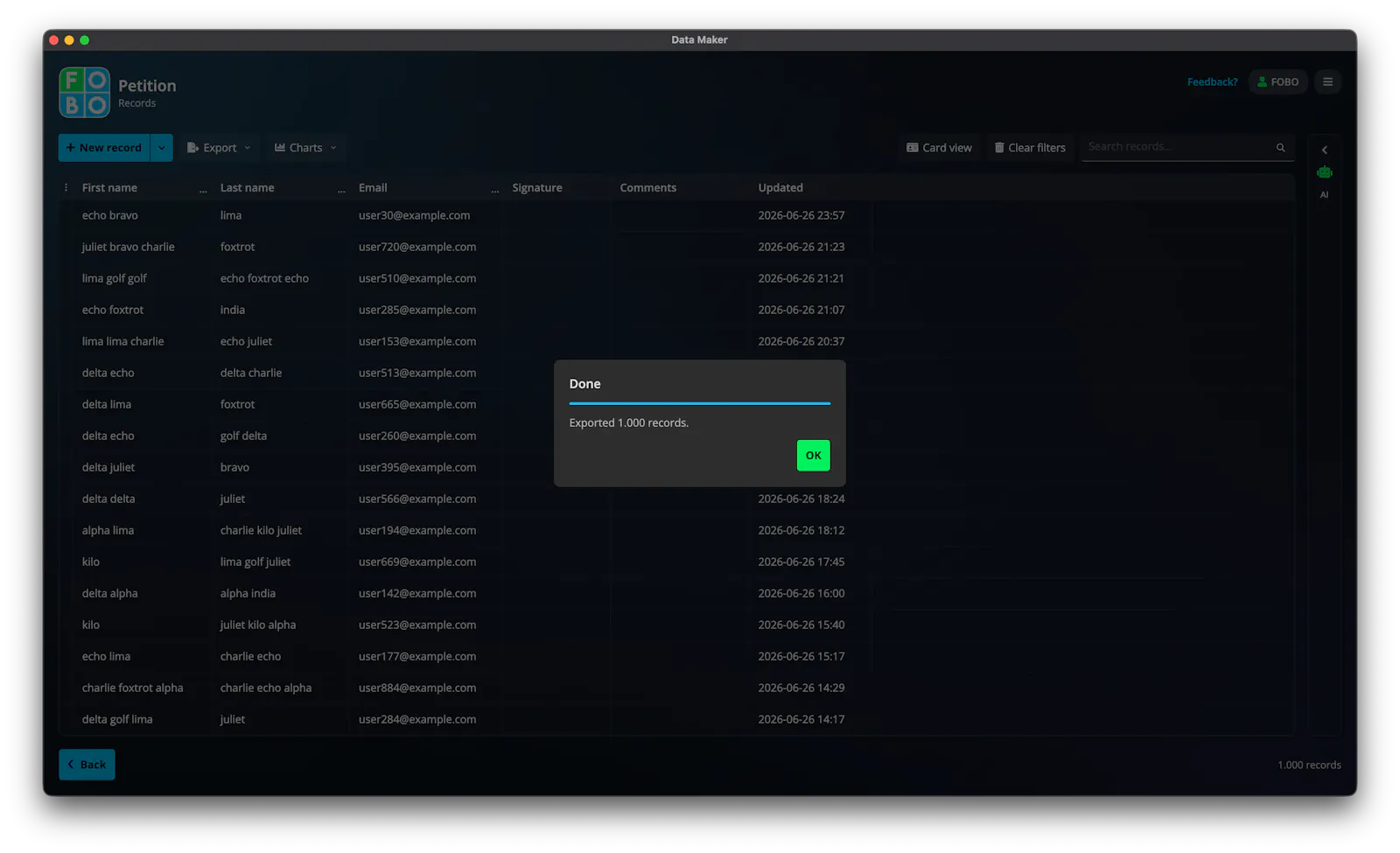 Data Maker screenshot 26