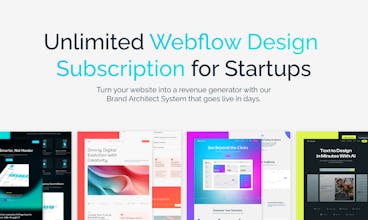 Unlimited Webflow Design Subscription gallery image
