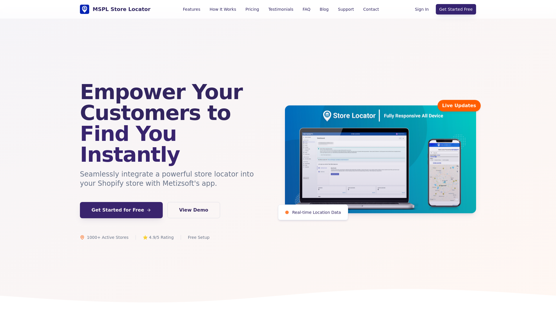 Media Ứng dụng định vị cửa hàng MSPL Shopify - Công cụ định vị cửa hàng Metizsoft: Bản đồ có thương hiệu cho các cửa hàng Shopify 2