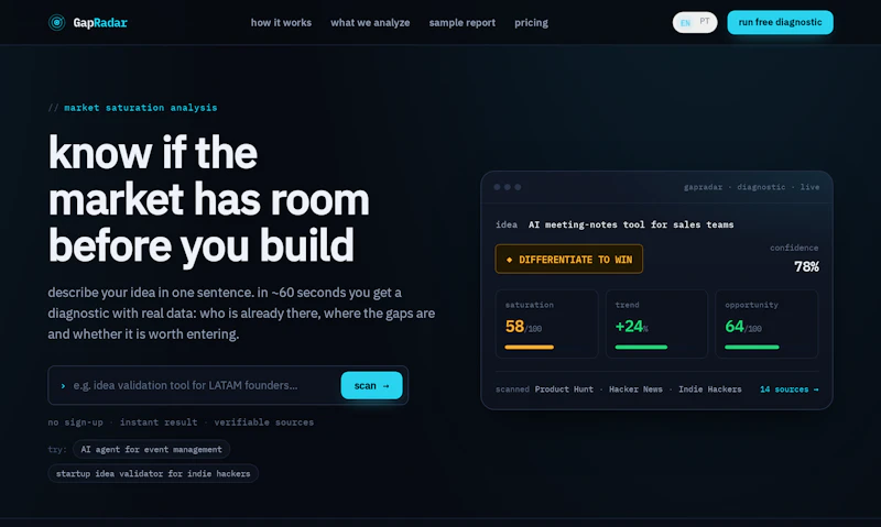 GapRadar screenshot 3