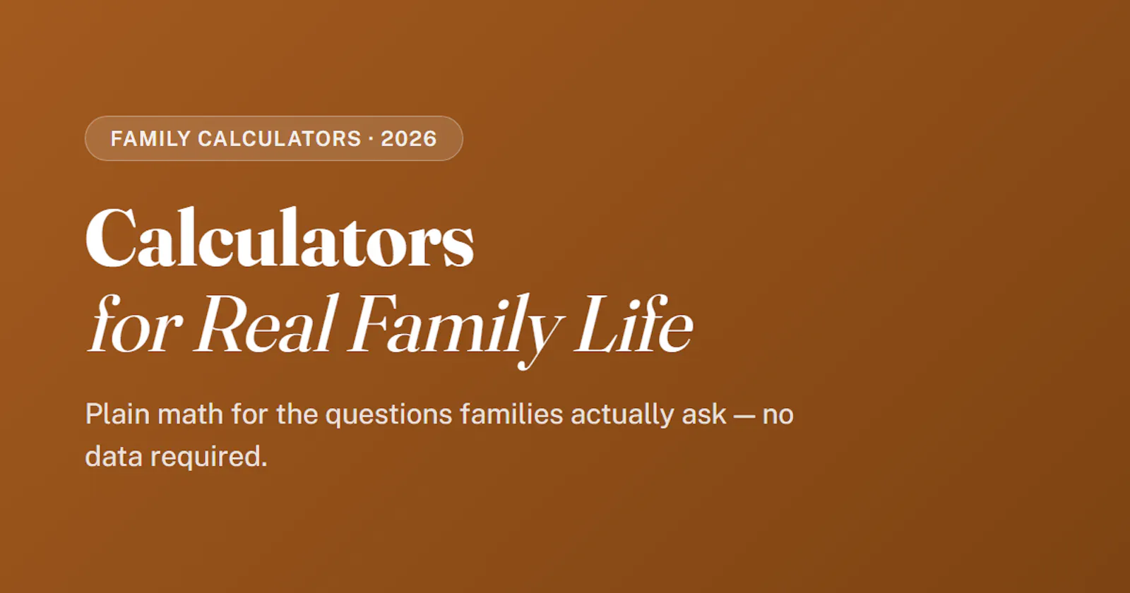 Family Calculator screenshot 2