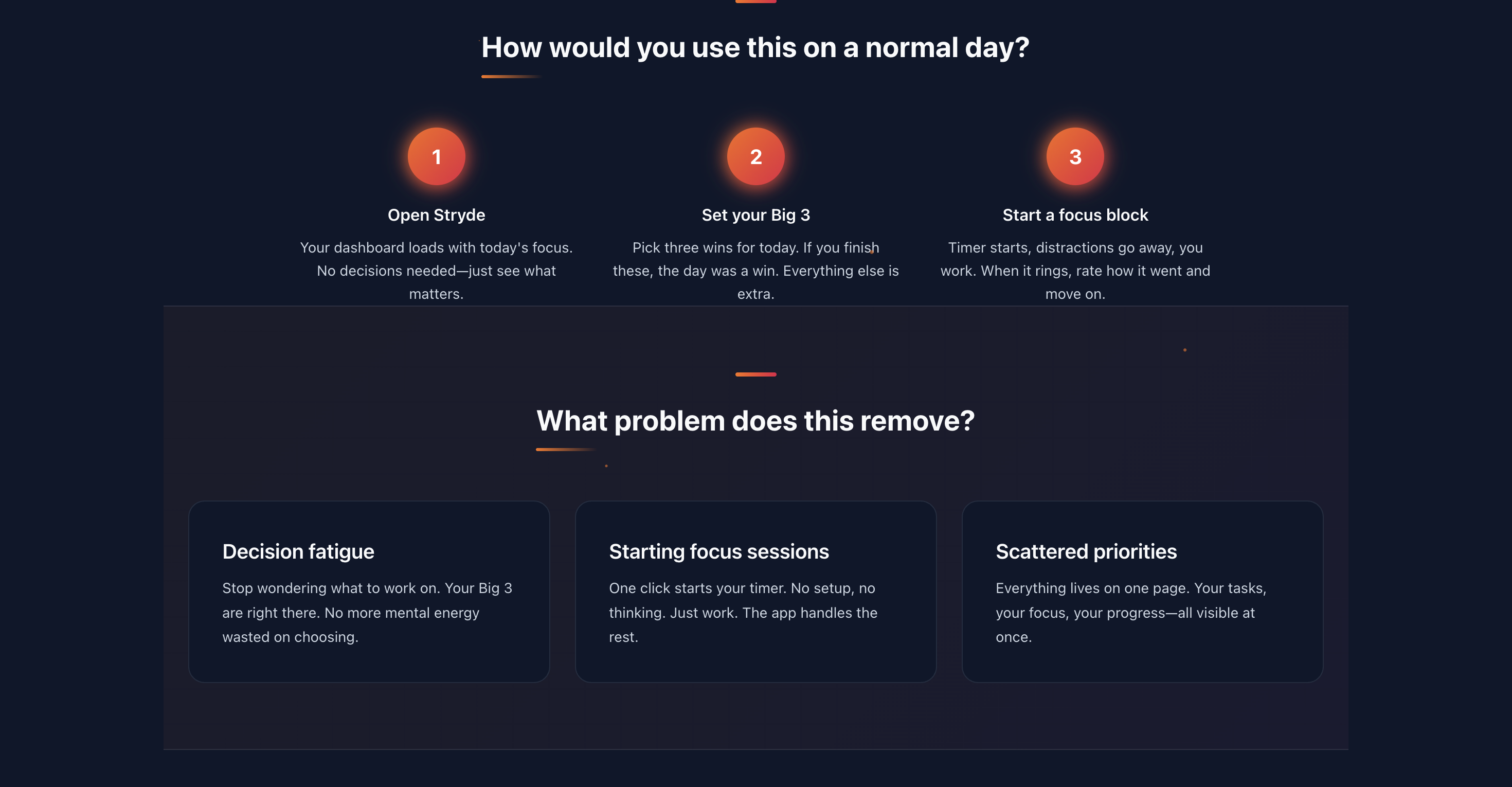 Stryde - Screenshot 2 showing product features and functionality