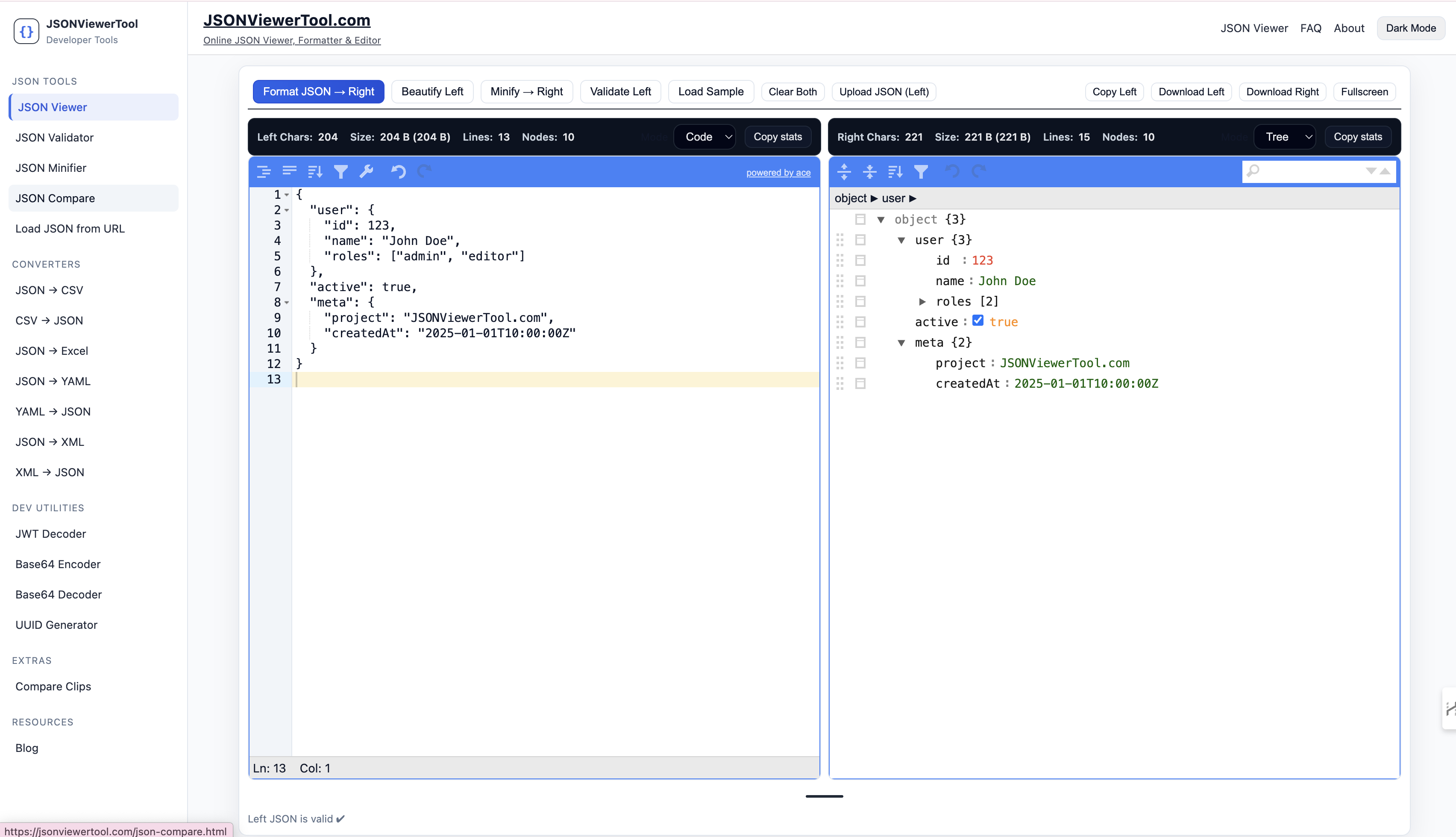 JSONViewerTool gallery image
