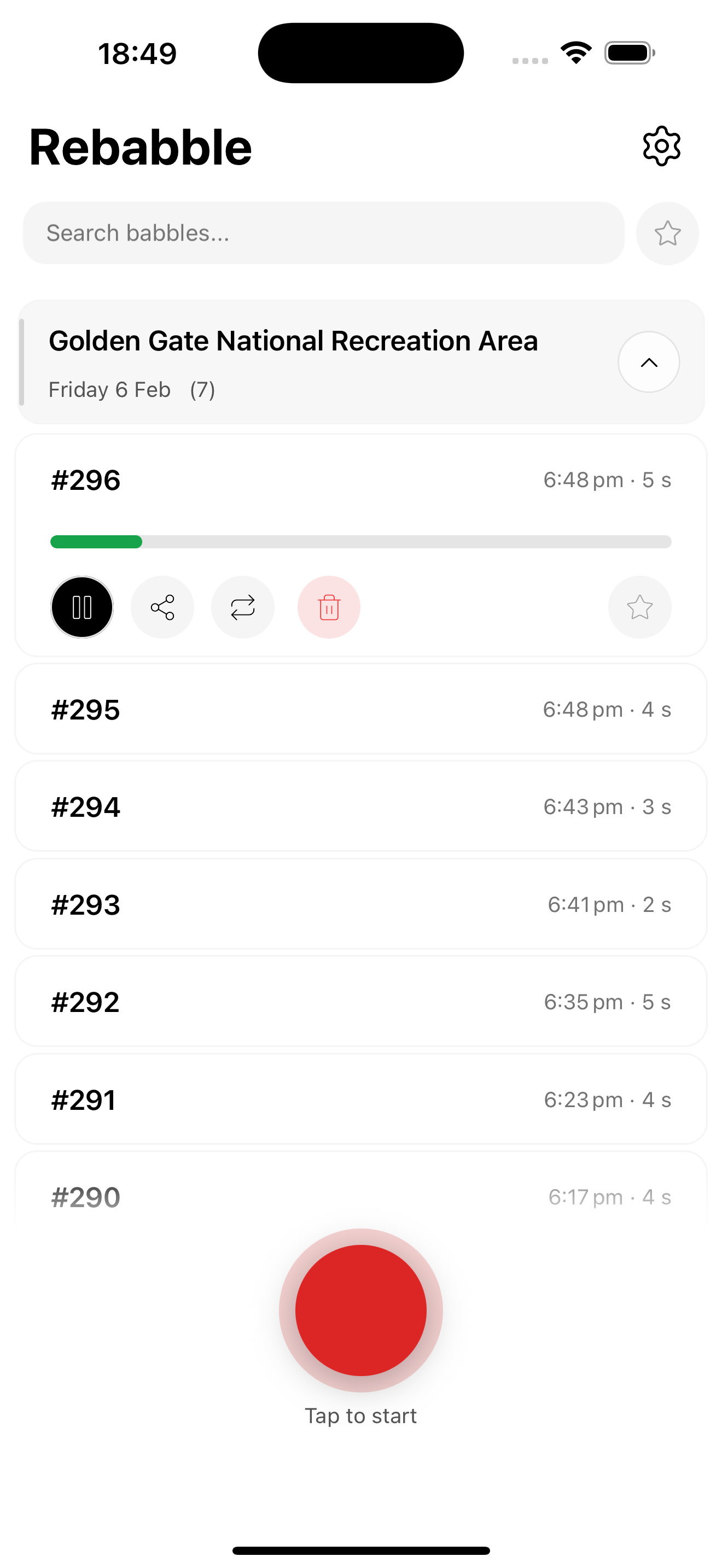 Rebabble - Screenshot 2 showing product features and functionality