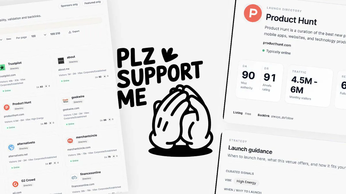 Plz Support Me