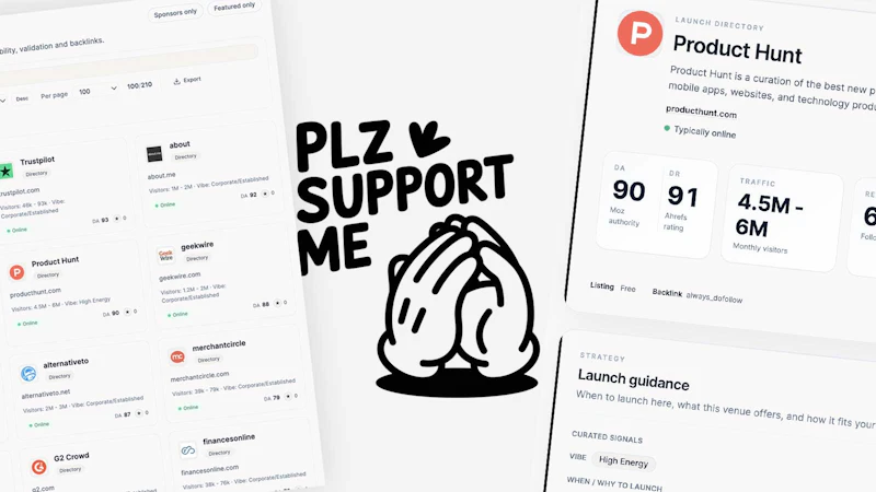 Plz Support Me screenshot 2
