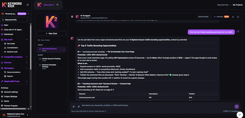 Keyword Kick screenshot 4
