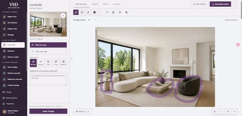 Virtual Staging Desk screenshot 3