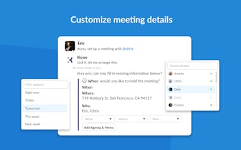 Slack Scheduling App by kono.ai gallery image
