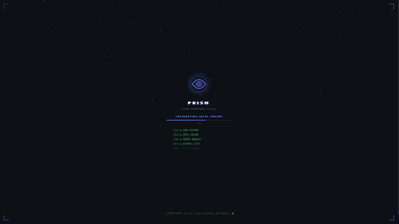 Prism - All-in-one OSINT platform gallery image