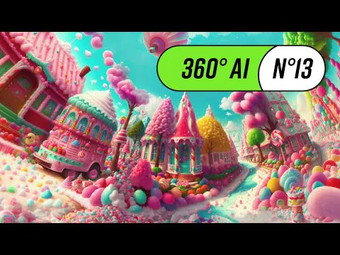 Create 360° illustrations with AI gallery image