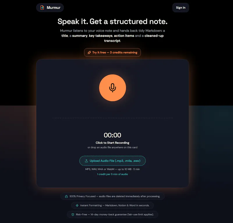 Murmur screenshot 5