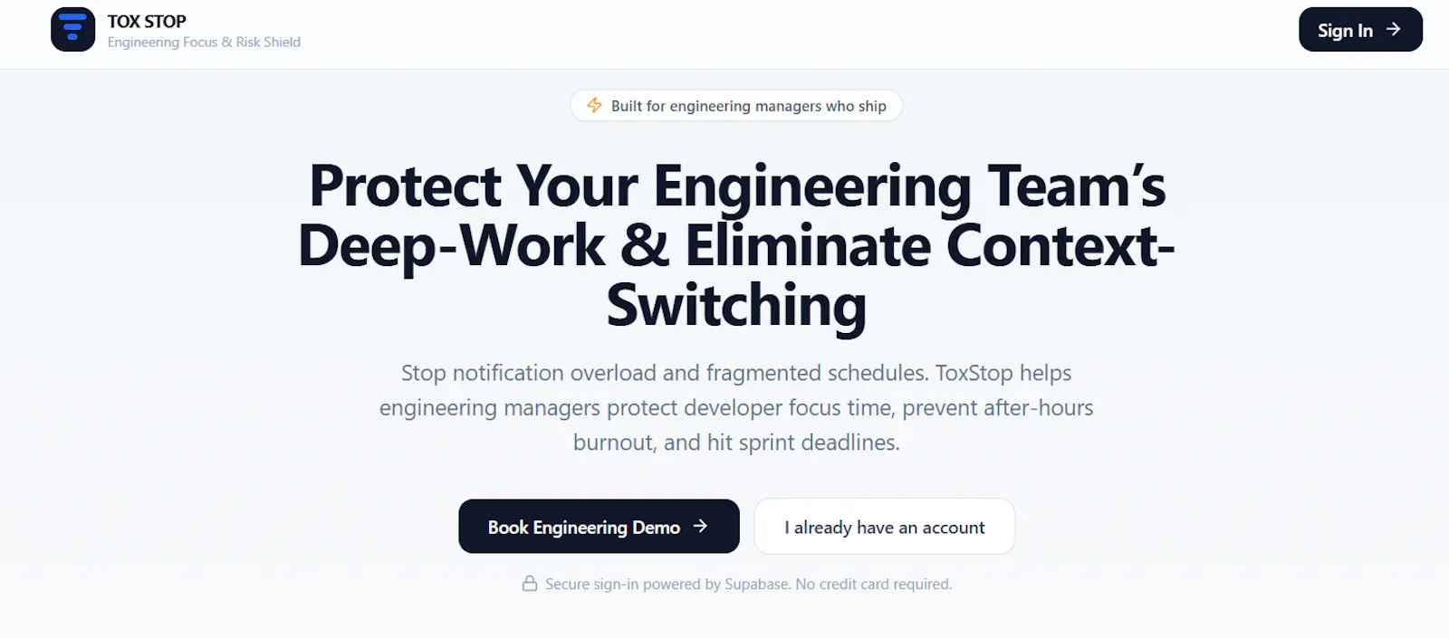 ToxStop screenshot 1