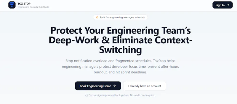 ToxStop screenshot 1
