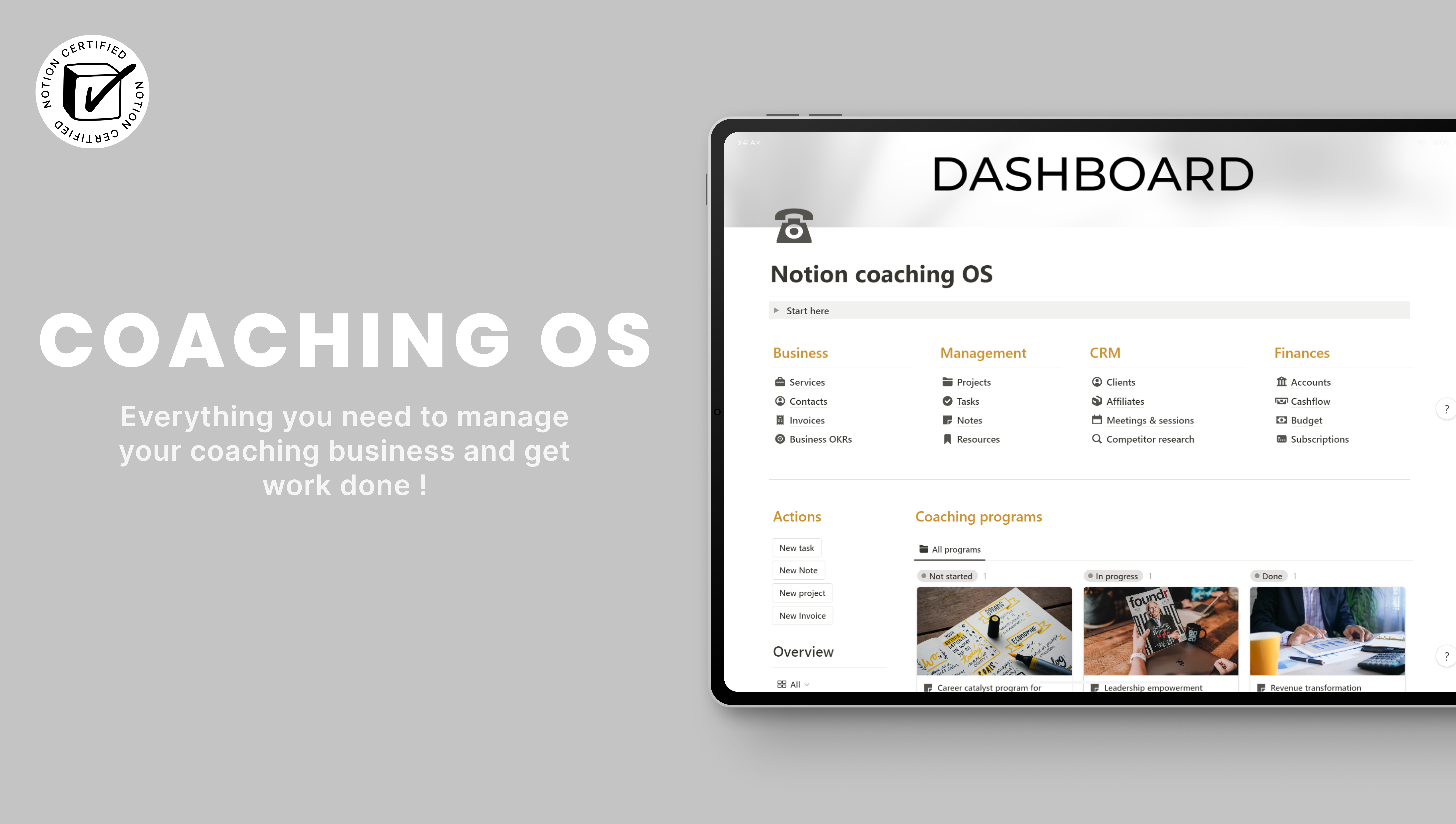 Notion Coaching OS media 1