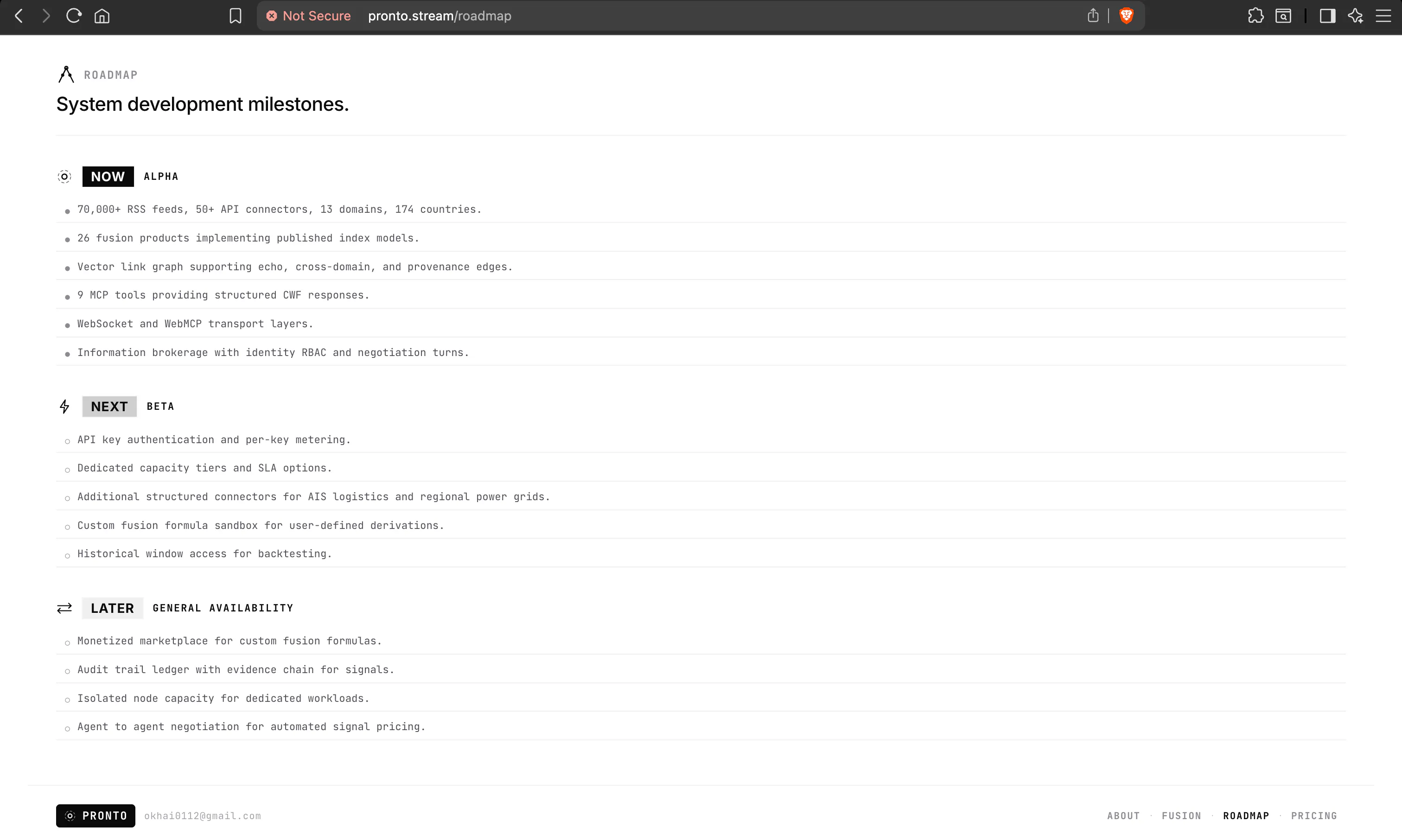 pronto.stream gallery image