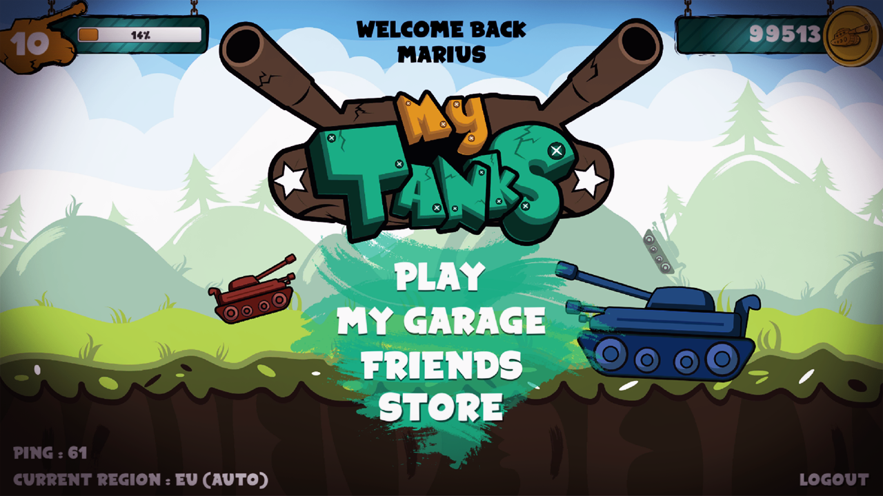 video game tank battle