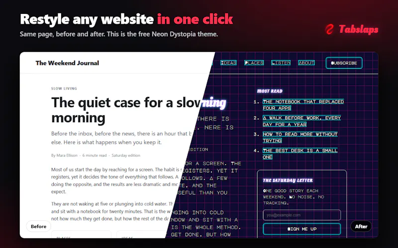 Tabslaps screenshot 3